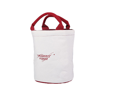 Round base canvas bag