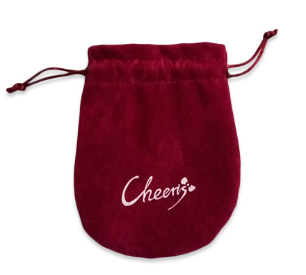 Velvet drawstring bag