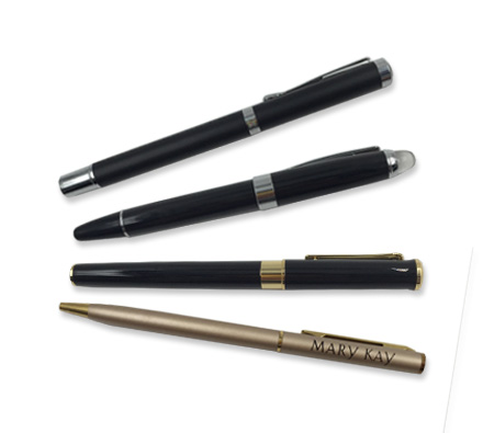 Metal casing pen