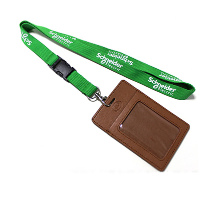 Lanyard with PU holder