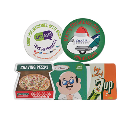 Advertising fridge magnet