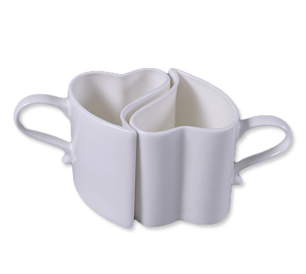 Heart shaped mug