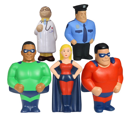 Human shaped stress ball