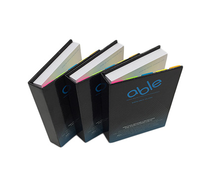 Hard cardboard cover pad