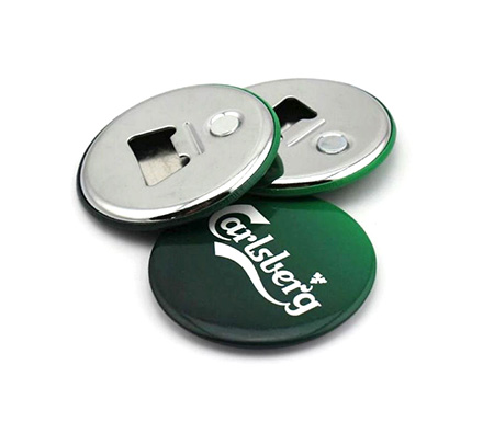 Bottle opener badge