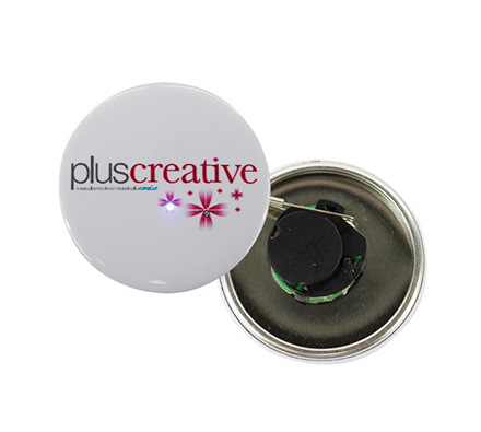 Flashing button badge