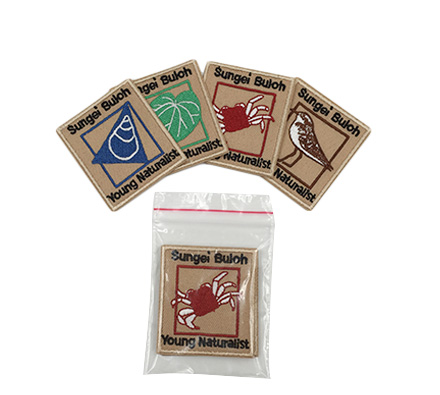 Iron-on cotton badge