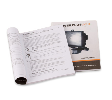 Saddle stitch binding