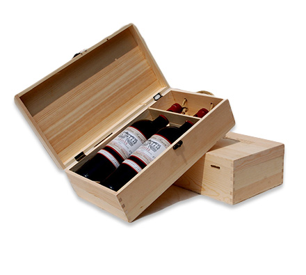 Wooden wine box