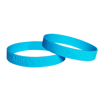 Embossed wristband
